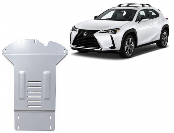 Aluminum catalytic converter plate/cat lock for Lexus UX