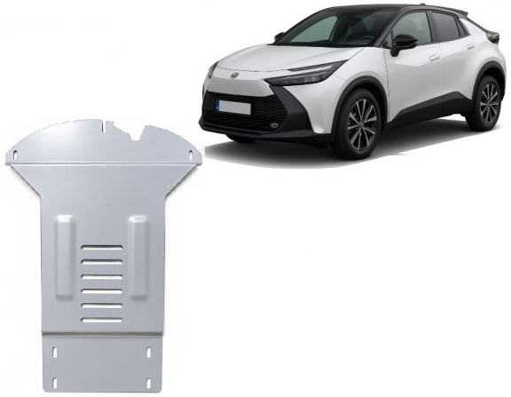 Aluminum catalytic converter plate/cat lock for Toyota C-HR
