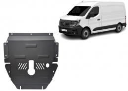 Steel skid plate for Nissan Interstar