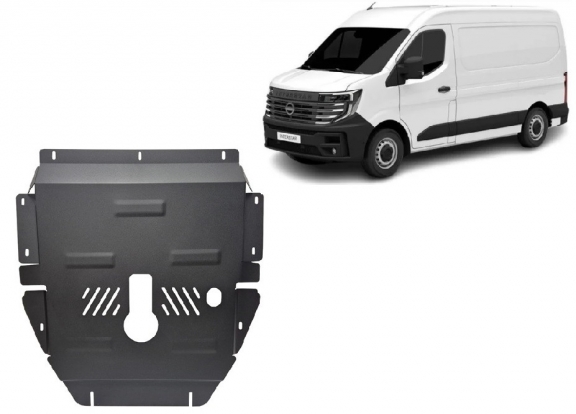 Steel skid plate for Nissan Interstar