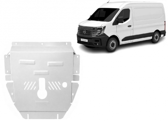 Aluminium skid plate for Nissan Interstar