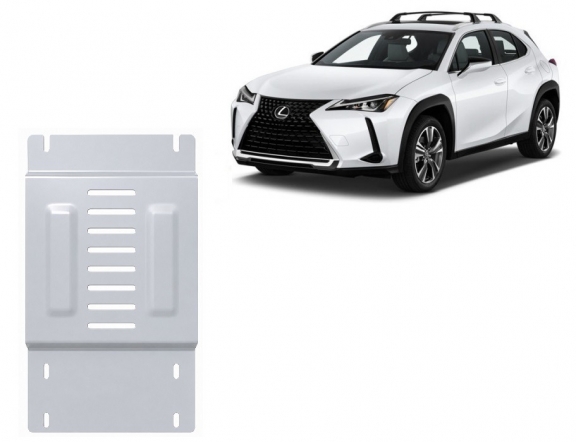 Aluminum catalytic converter plate/cat lock for Lexus UX
