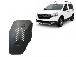Steel fuel tank skid plate  for Dacia Dokker Stepway