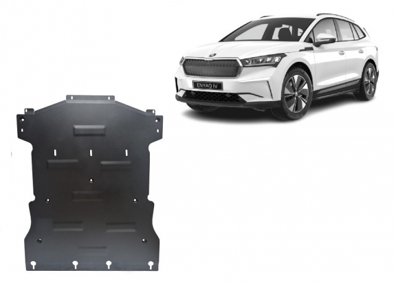 Steel skid plate for Skoda Enyaq