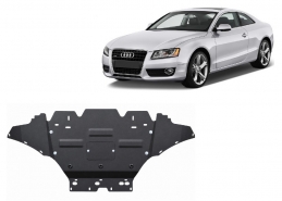 Steel skid plate for Audi A5, diesel