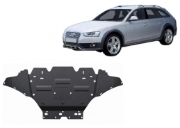 Steel skid plate for Audi A4 B8 All Road, diesel