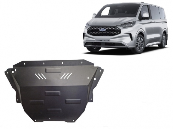 Steel skid plate for Ford Tourneo Custom