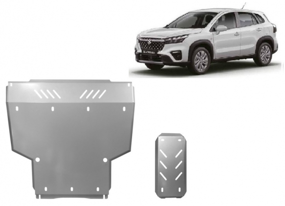 Aluminium skid plate for Suzuki S-Cross - promotional package
