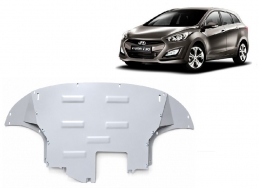 Aluminum skid plate for Hyundai i30
