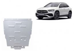 Aluminum skid plate for Mercedes GLA
