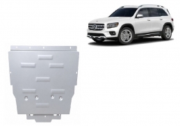 Aluminum skid plate for Mercedes GLB