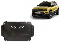 Steel skid plate for Jeep Avenger