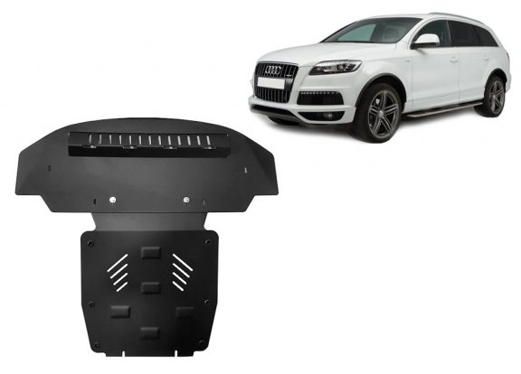 Steel skid plate for Audi Q7 S-Line