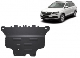 Steel skid plate for Skoda Karoq 