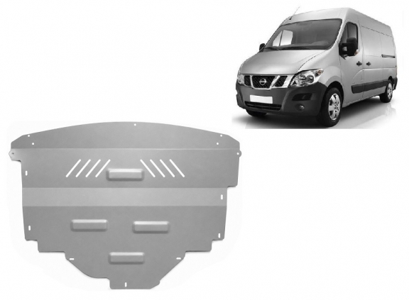Aluminium skid plate for Nissan Interstar