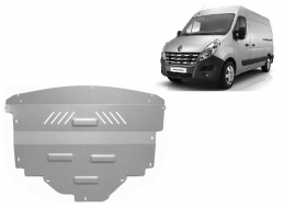 Aluminium skid plate for Renault Master