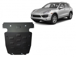 Steel skid plate for Porsche Cayenne