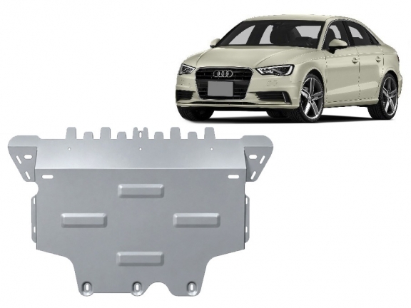Aluminum skid plate for Audi A3