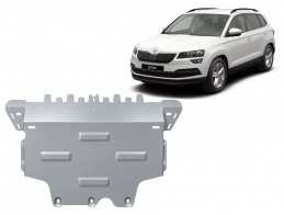 Aluminum skid plate for Skoda Karoq