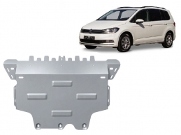 Aluminum skid plate for VW Touran