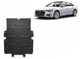 Steel skid plate for Audi A6