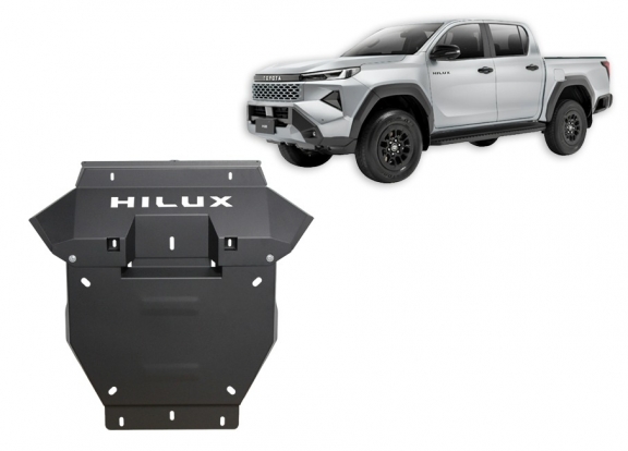 Steel skid plate for Toyota Hilux