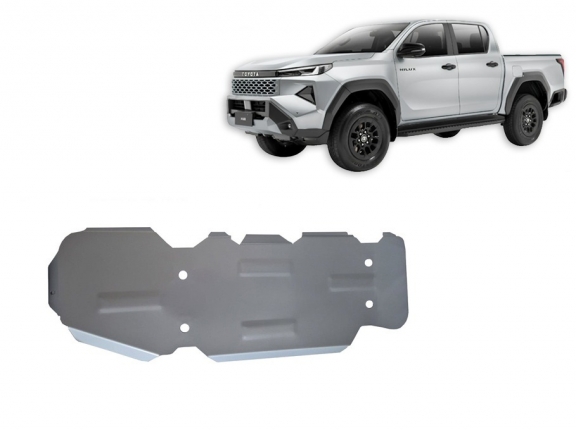 Aluminum fuel tank skid plate  for Toyota Hilux Revo