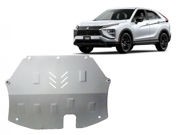 Aluminum skid plate for Mitsubishi Eclipse Cross