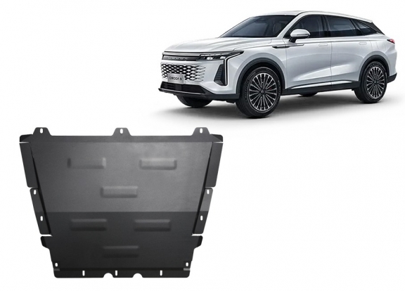 Steel skid plate for Omoda 9