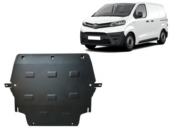 Steel skid plate for Toyota Proace