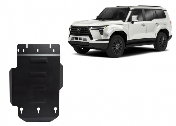Steel gearbox skid plate for Lexus GX