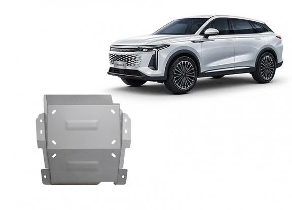 Aluminum diferential skid plate for Omoda 9