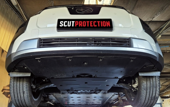 Steel skid plate for Subaru Trailseeker