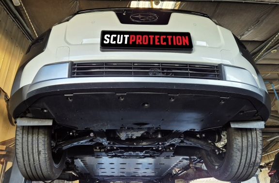 Steel skid plate for Subaru Trailseeker