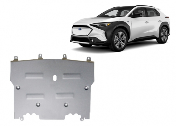 Aluminum skid plate for Subaru Soltera
