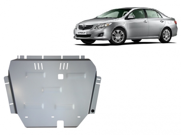 Aluminum skid plate for Toyota Corolla