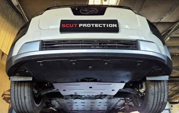 Aluminum skid plate for Subaru Trailseeker