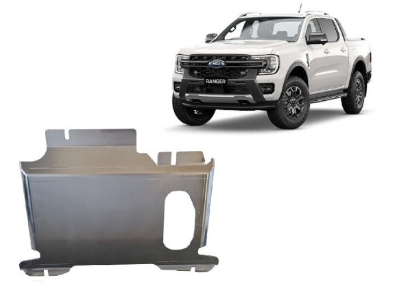 Aluminum skid plate for Ford Ranger