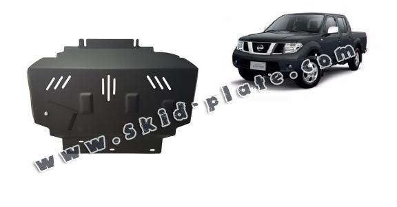 Steel skid plate for Nissan Navara