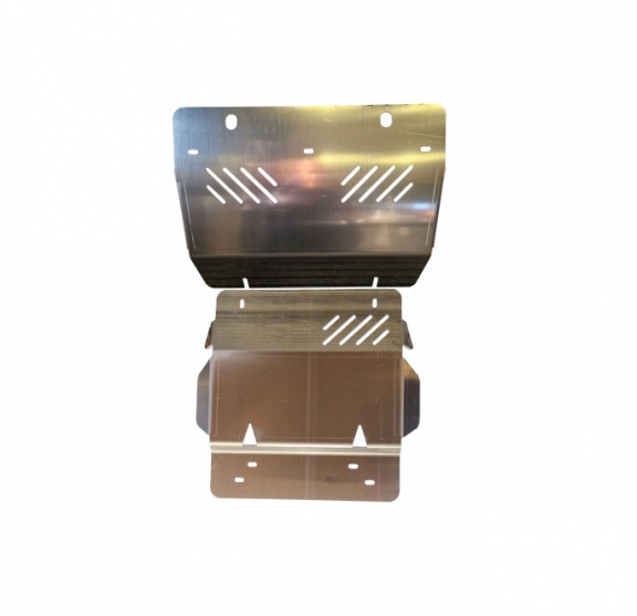 Aluminum skid plate for FJ Cruiser