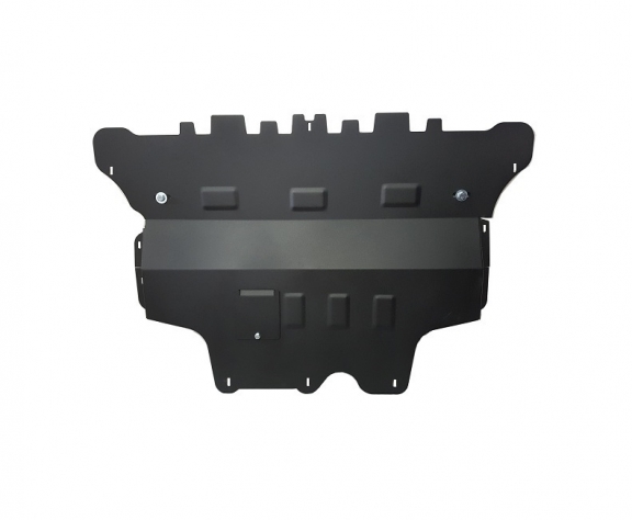 Steel skid plate for the protection of the engine and the gearbox for Skoda Octavia 3 - automatic gearbox
