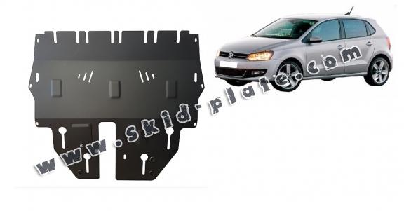 Steel skid plate for VW Polo