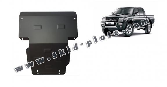 Steel skid plate for Mitsubishi L200