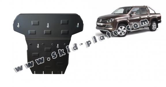 Steel gearbox and differential skid plate for Volkswagen Amarok