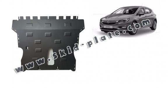 Steel skid plate for Opel Astra K