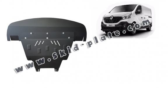 Steel skid plate for Renault Trafic