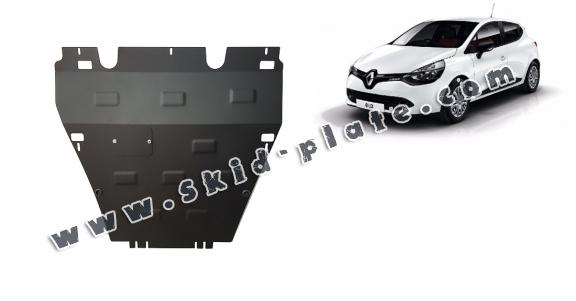 Steel skid plate for the protection of the engine and the gearbox for Renault Clio 4