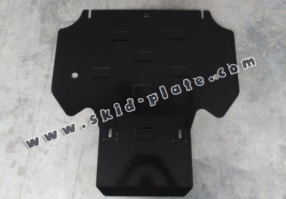 Steel gearbox skid plate for Audi A6