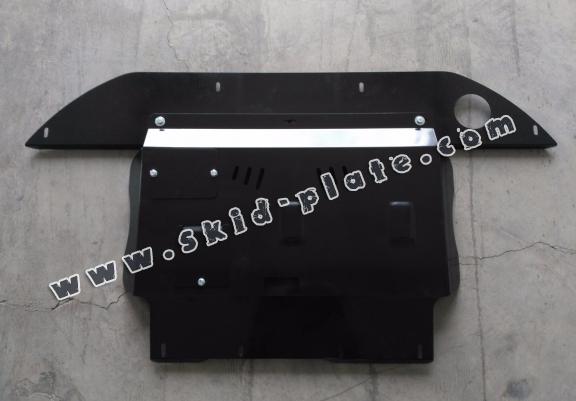 Steel skid plate for the protection of the engine, gearbox and differential for Fiat Idea