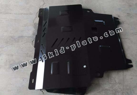 Steel skid plate for Ford Fiesta